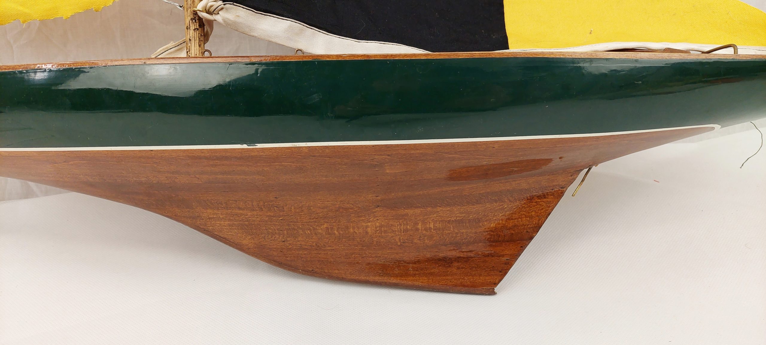 Vintage Wooden Pond Yacht #2* - Image 2