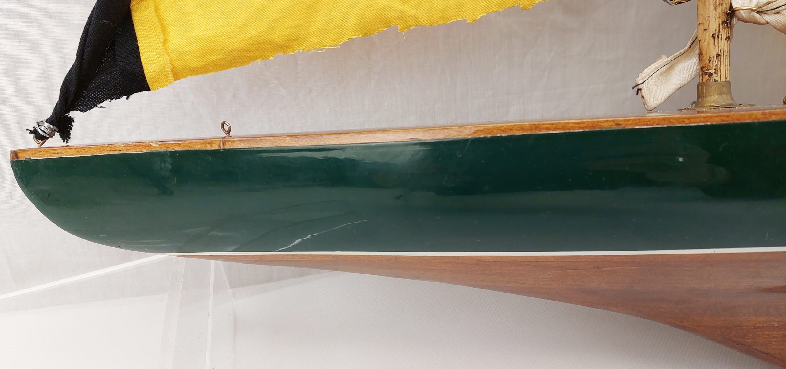Vintage Wooden Pond Yacht #2* - Image 5