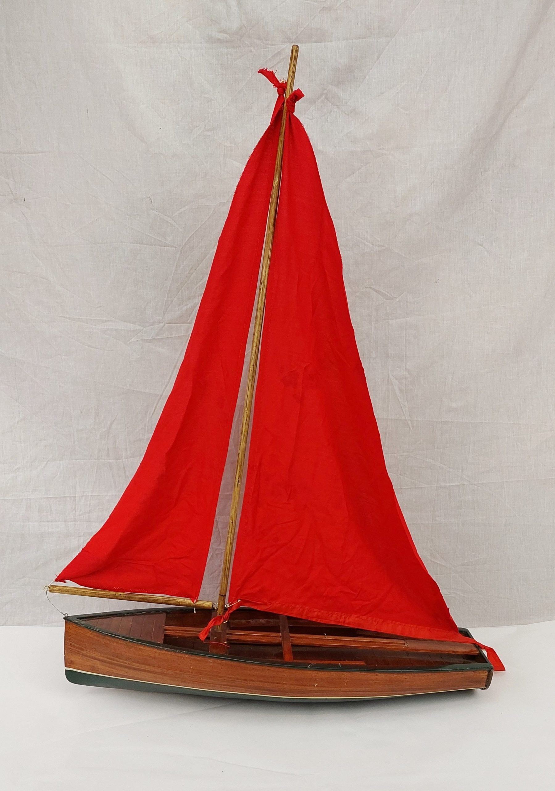 Vintage Wooden Pond Yacht #1*