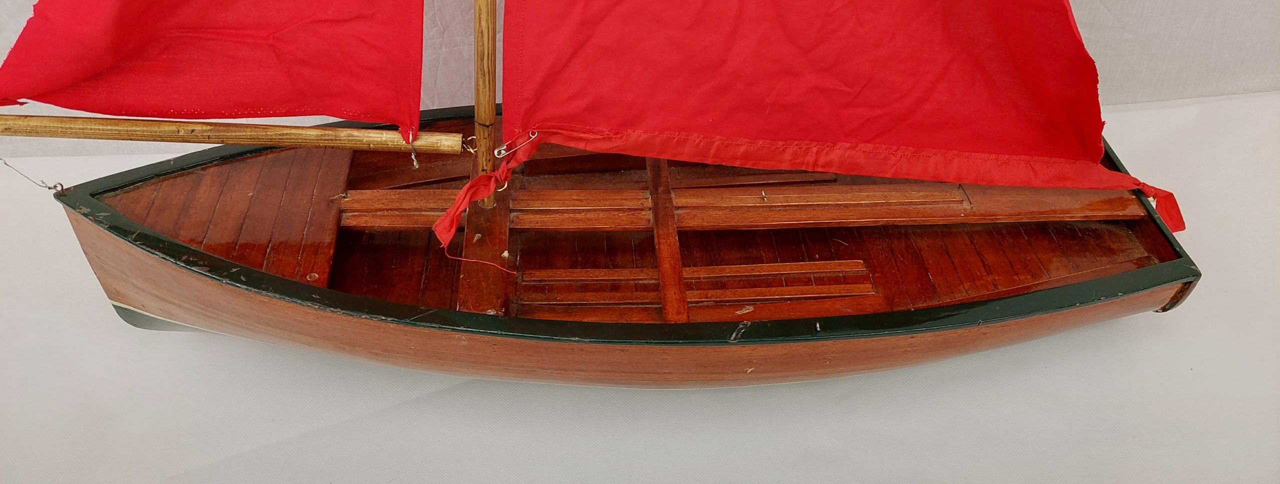 Vintage Wooden Pond Yacht #1* - Image 2