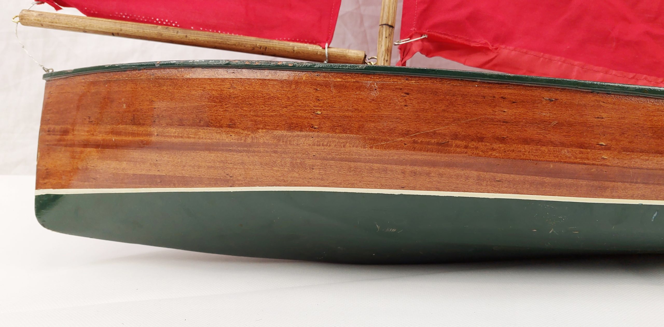 Vintage Wooden Pond Yacht #1* - Image 3