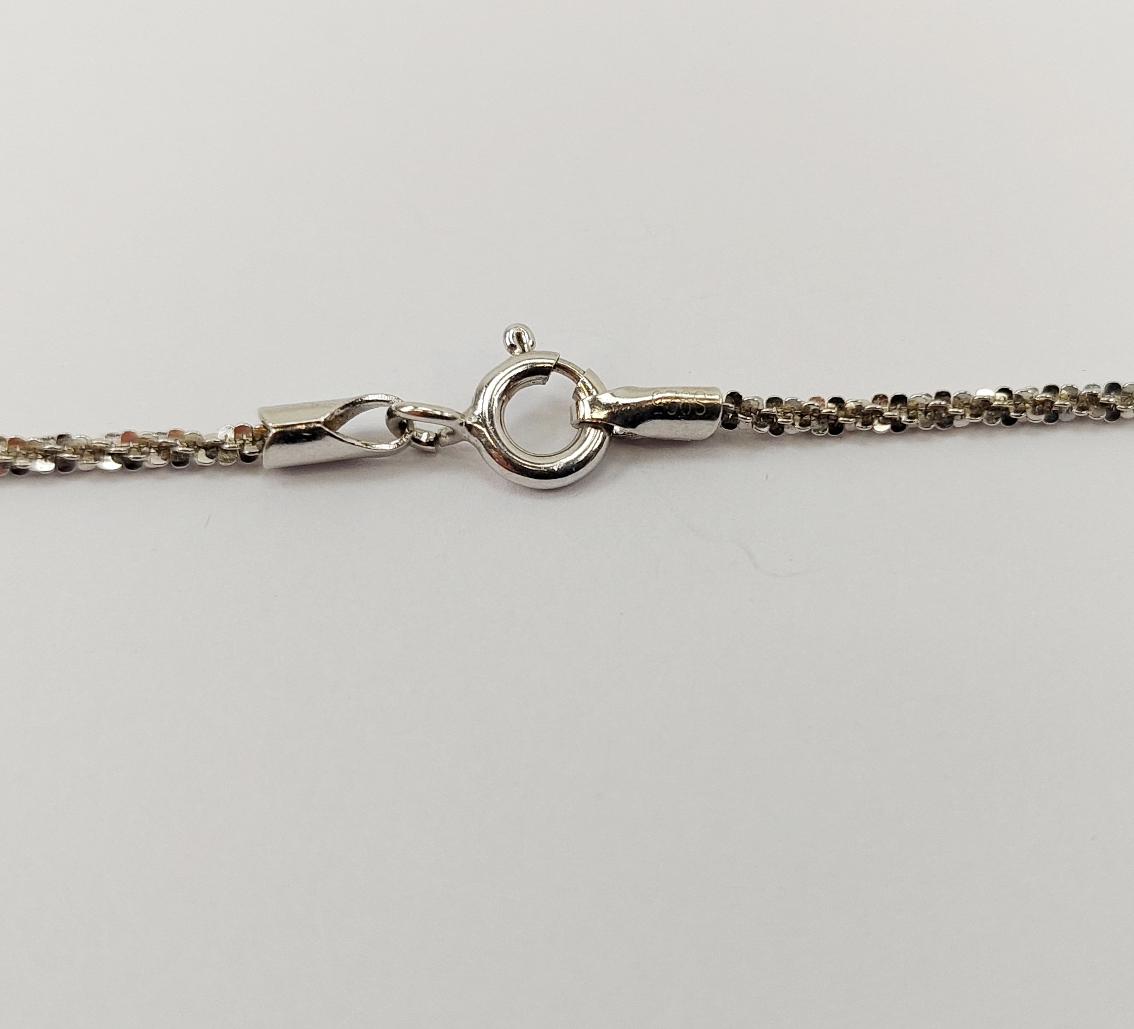 Sterling Silver Articulated Pendant Chain Necklace 24 Inches - Image 10