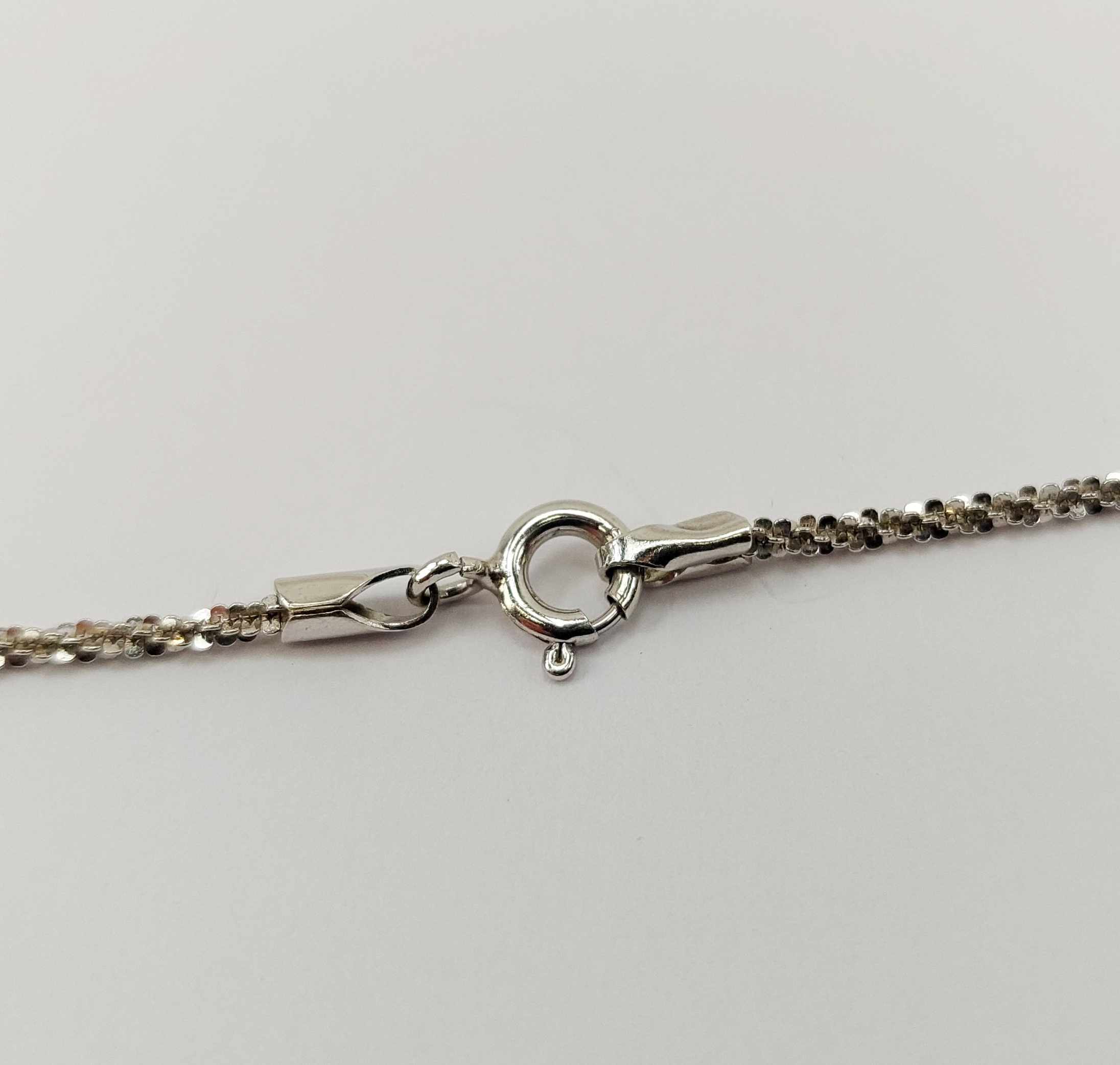 Sterling Silver Articulated Pendant Chain Necklace 24 Inches - Image 9