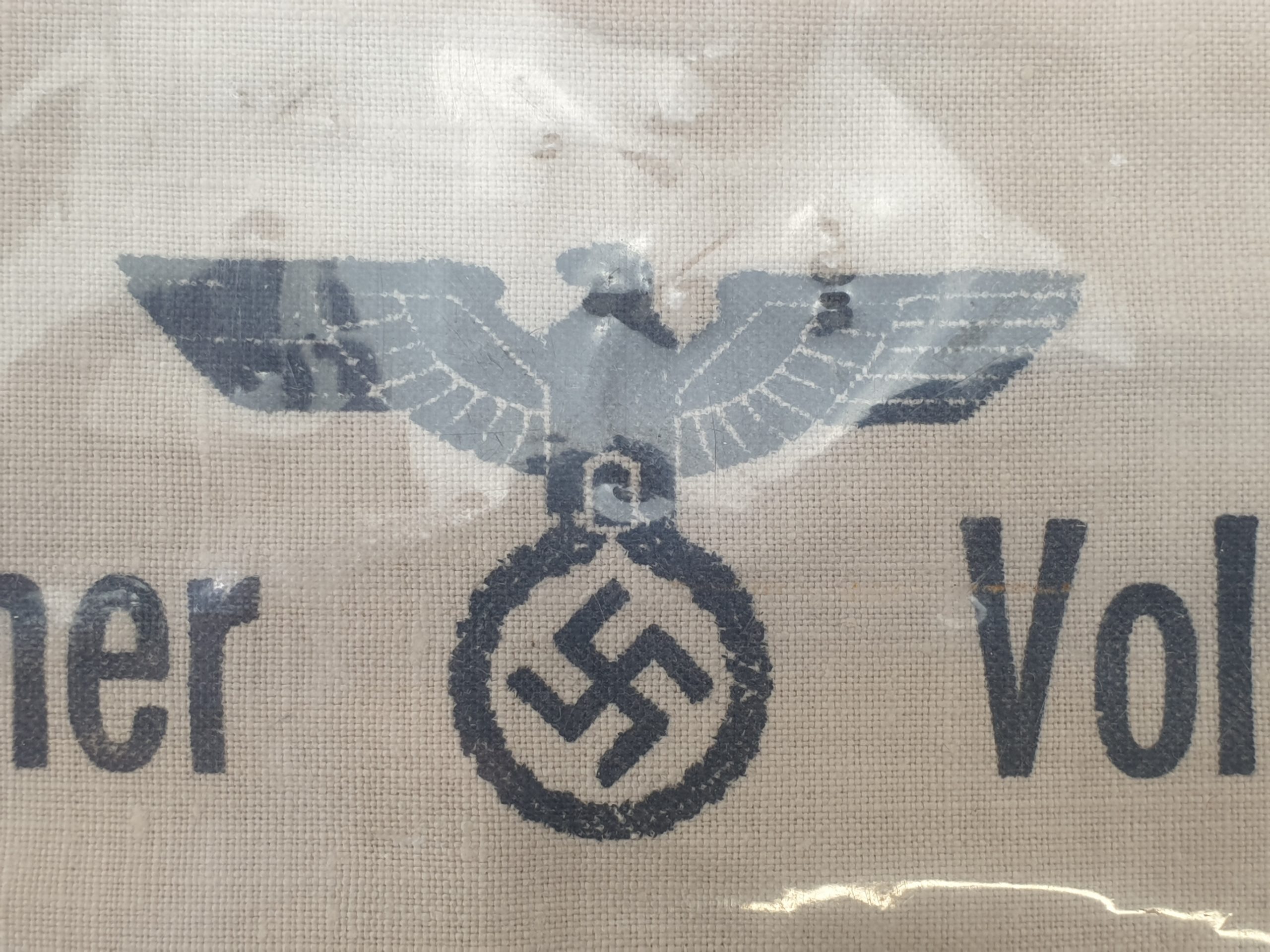 Late WW2 Nazi Third Reich Volkssturm Wehrmacht Armband - Image 2