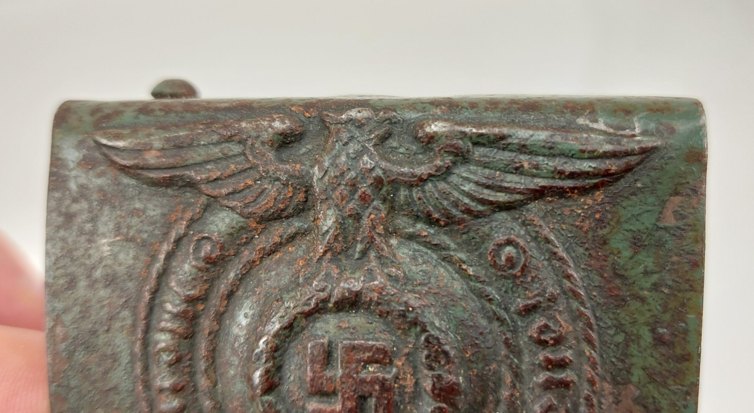 Rare Nazi Waffen SS Belt Buckle - Image 7