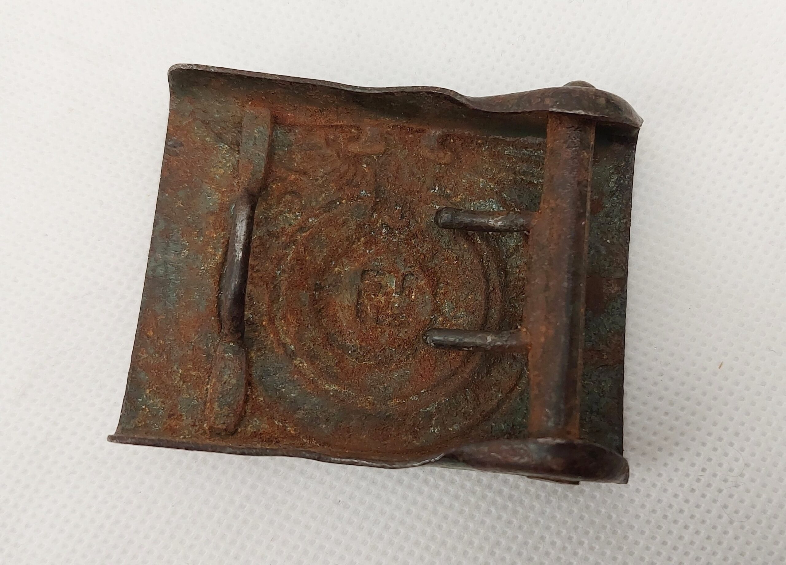 Rare Nazi Waffen SS Belt Buckle - Image 9