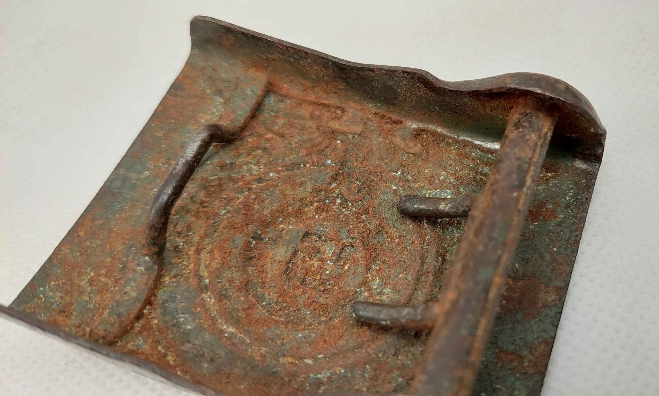 Rare Nazi Waffen SS Belt Buckle - Image 10