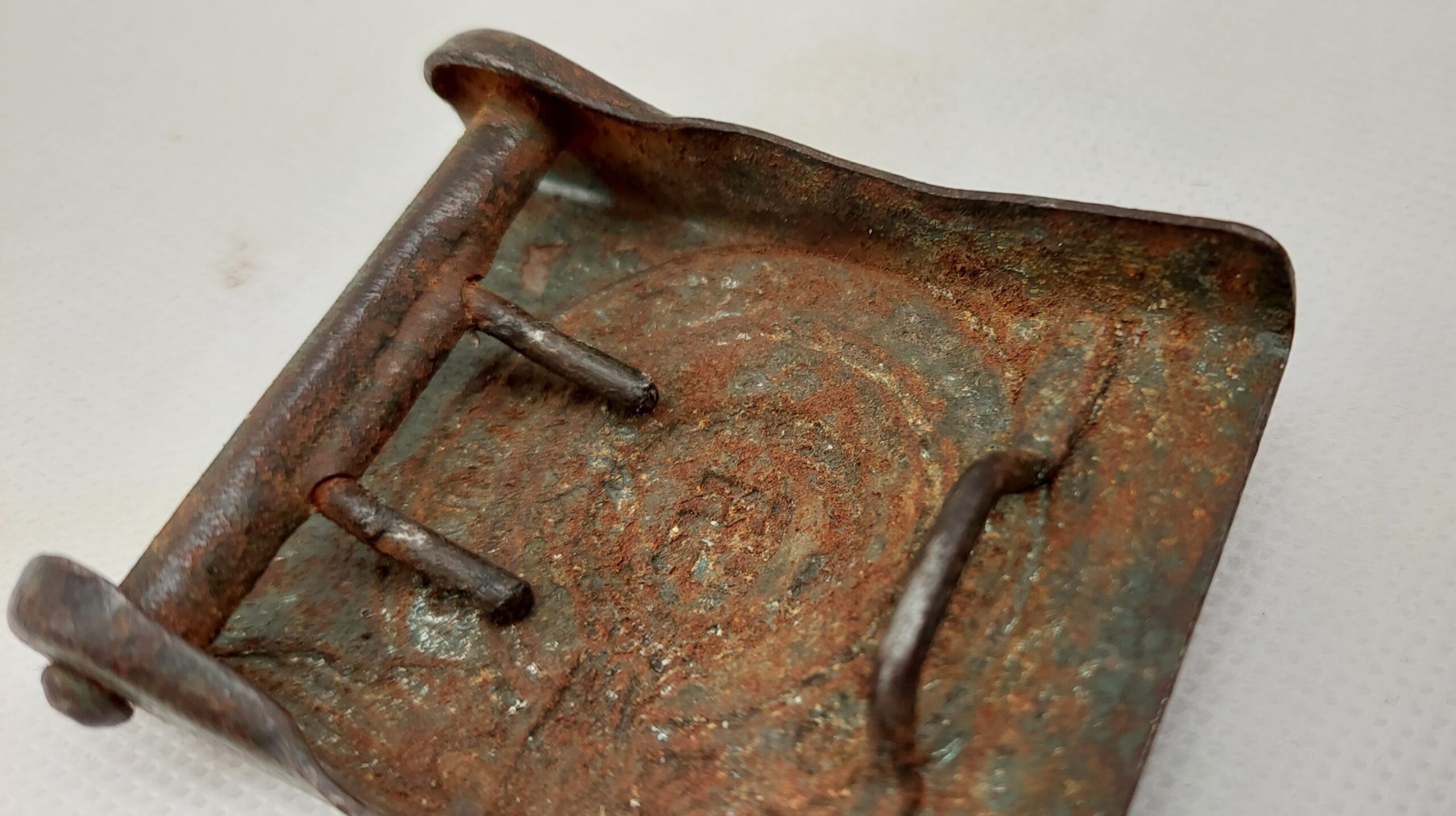 Rare Nazi Waffen SS Belt Buckle - Image 11