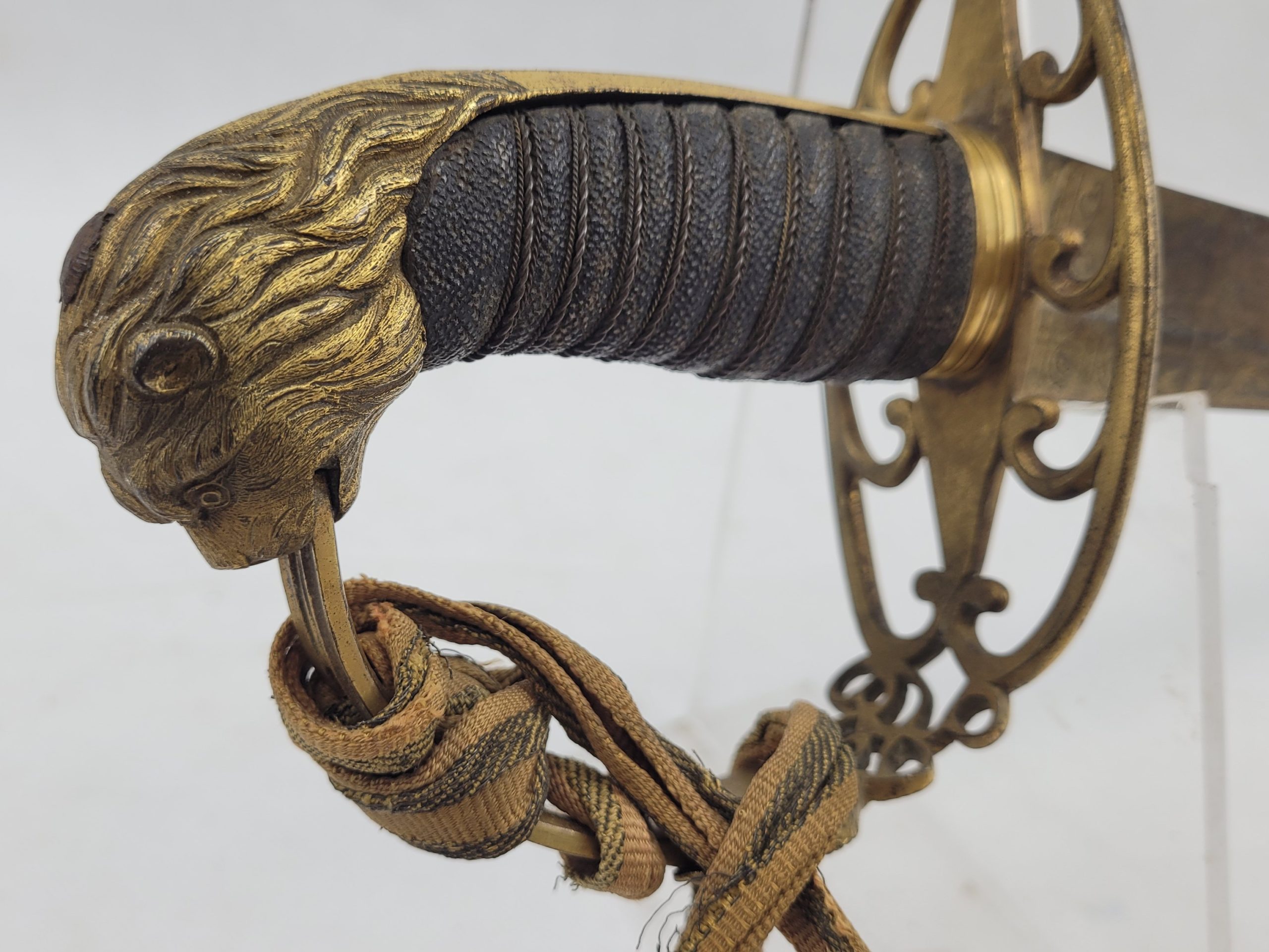 1803 Pattern Flank Company Light Infantry Officers Blue And Gilt Sabre Sword - Image 10
