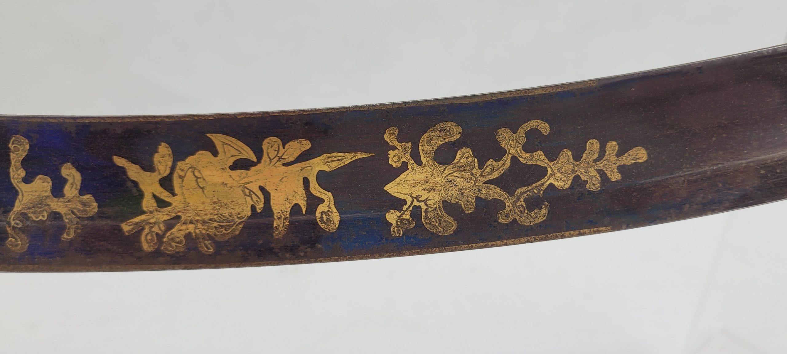 1803 Pattern Flank Company Light Infantry Officers Blue And Gilt Sabre Sword - Image 6