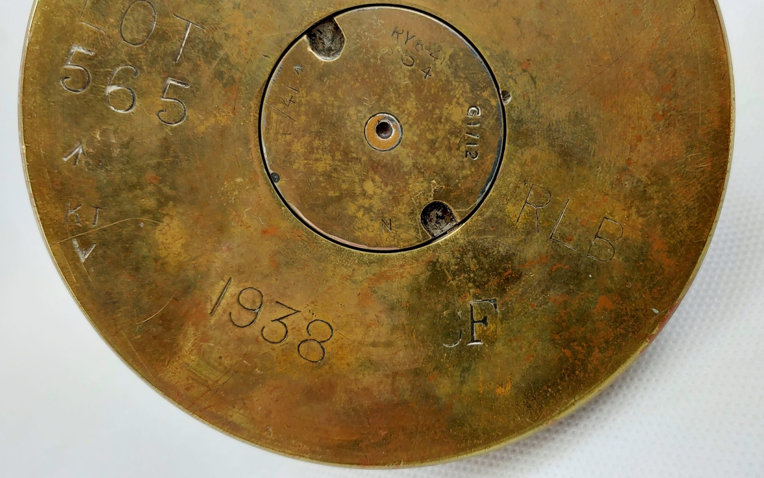 1938 25 Pounder Trench Art Shell Case Table Lighter And Ashtray* - Image 3