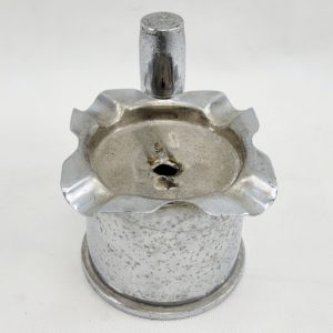 1943 6 Pounder Chromed Shell Case Trench Art Ashtray