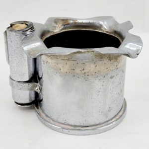 1943 6 Pounder Chromed Shell Case Trench Art Ashtray No 2