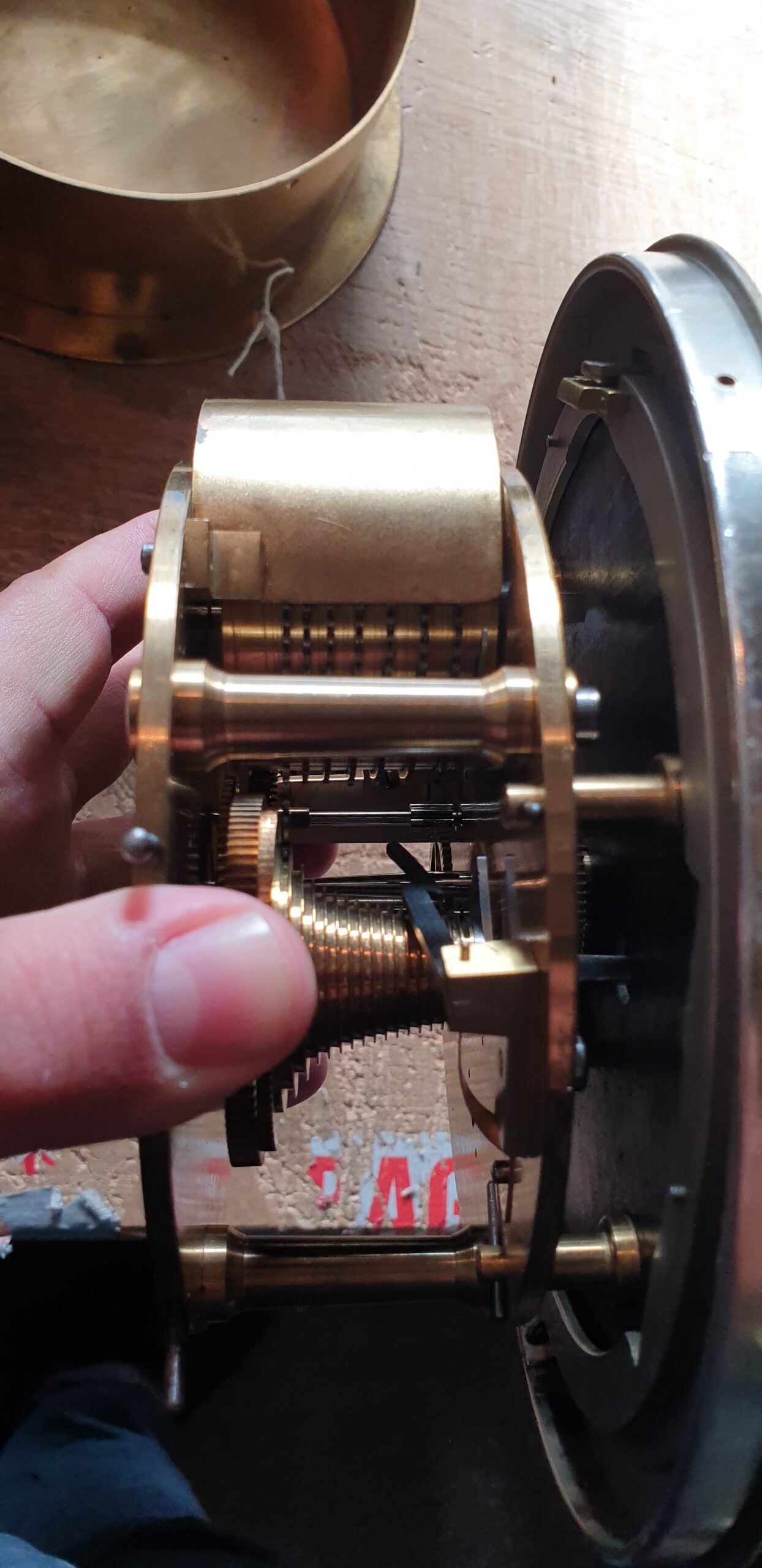 WW2 Japanese Seikosha Naval Bulkhead Clock - Image 8