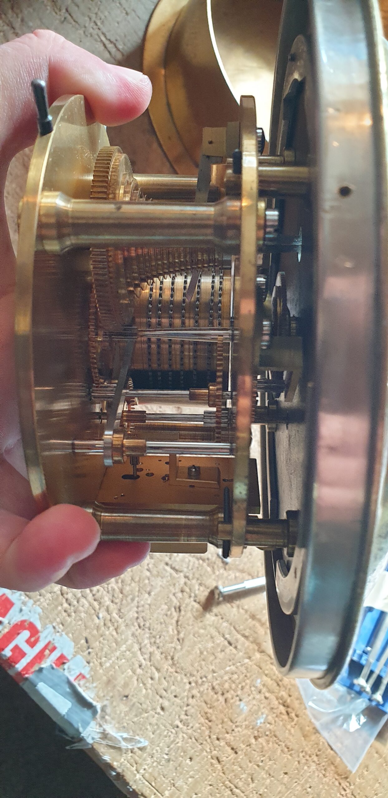 WW2 Japanese Seikosha Naval Bulkhead Clock - Image 9