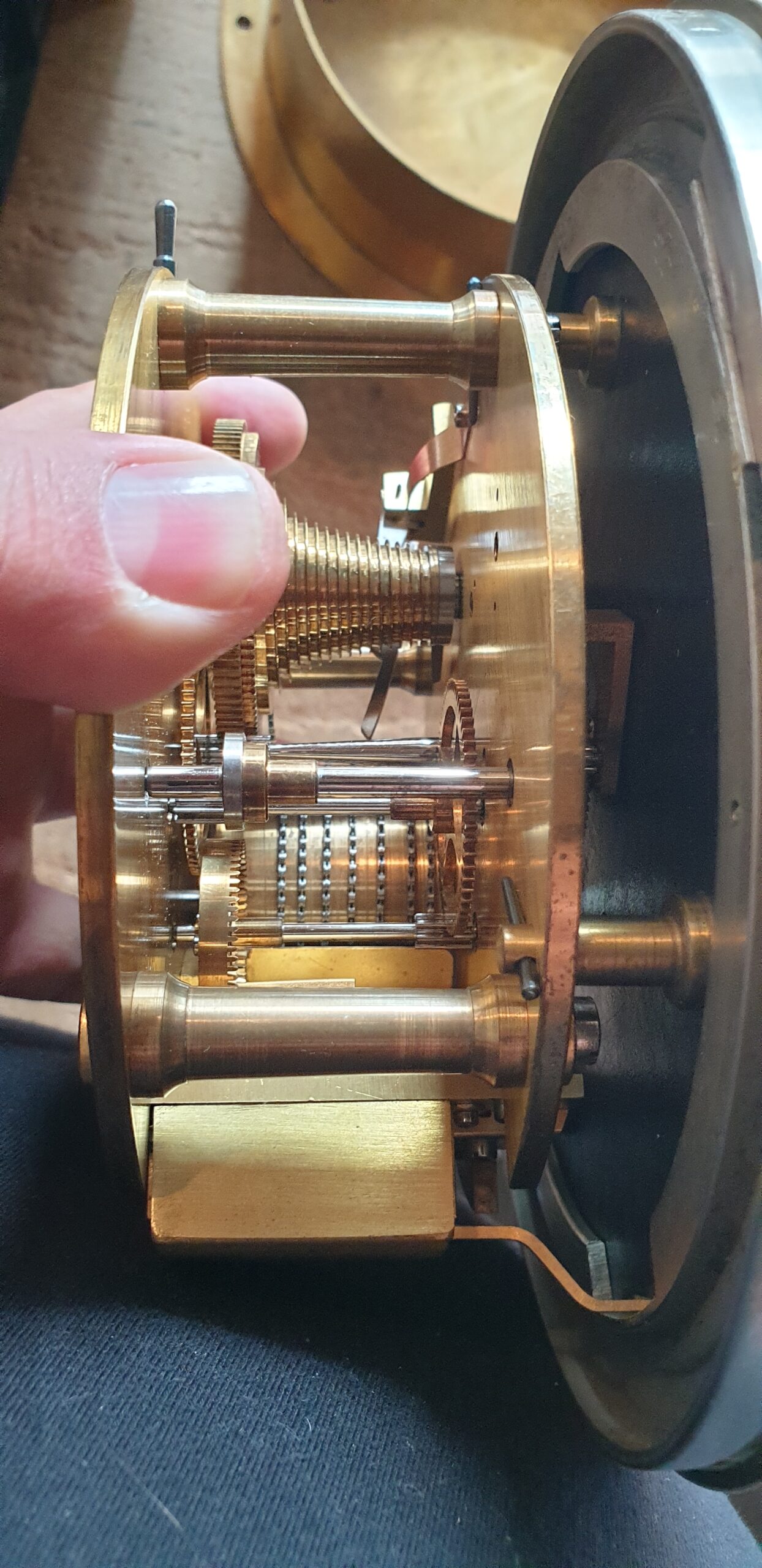 WW2 Japanese Seikosha Naval Bulkhead Clock - Image 13