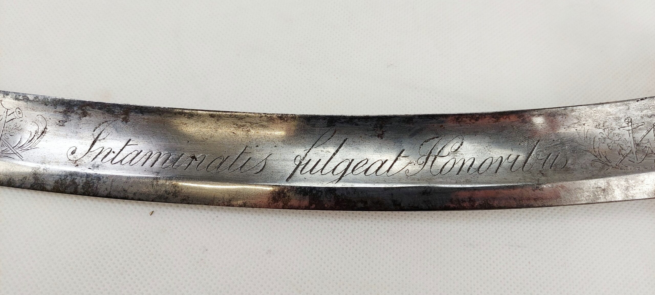 An Unique Naval Presentation Sabre Circa 1790-1800 and Scabbard - Image 13