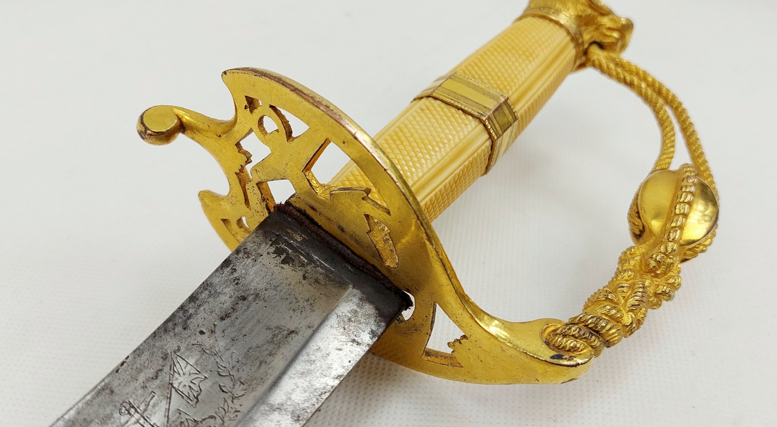 An Unique Naval Presentation Sabre Circa 1790-1800 and Scabbard - Image 18