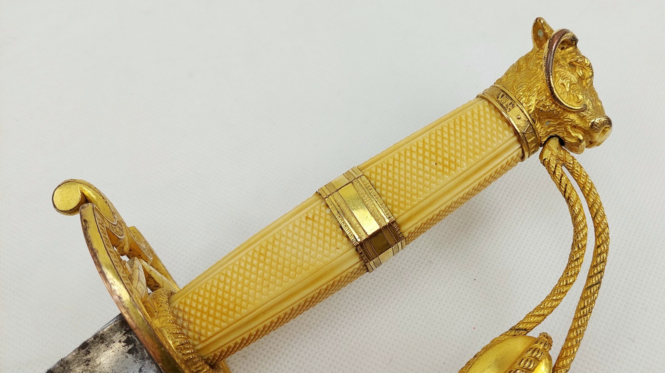 An Unique Naval Presentation Sabre Circa 1790-1800 and Scabbard - Image 19
