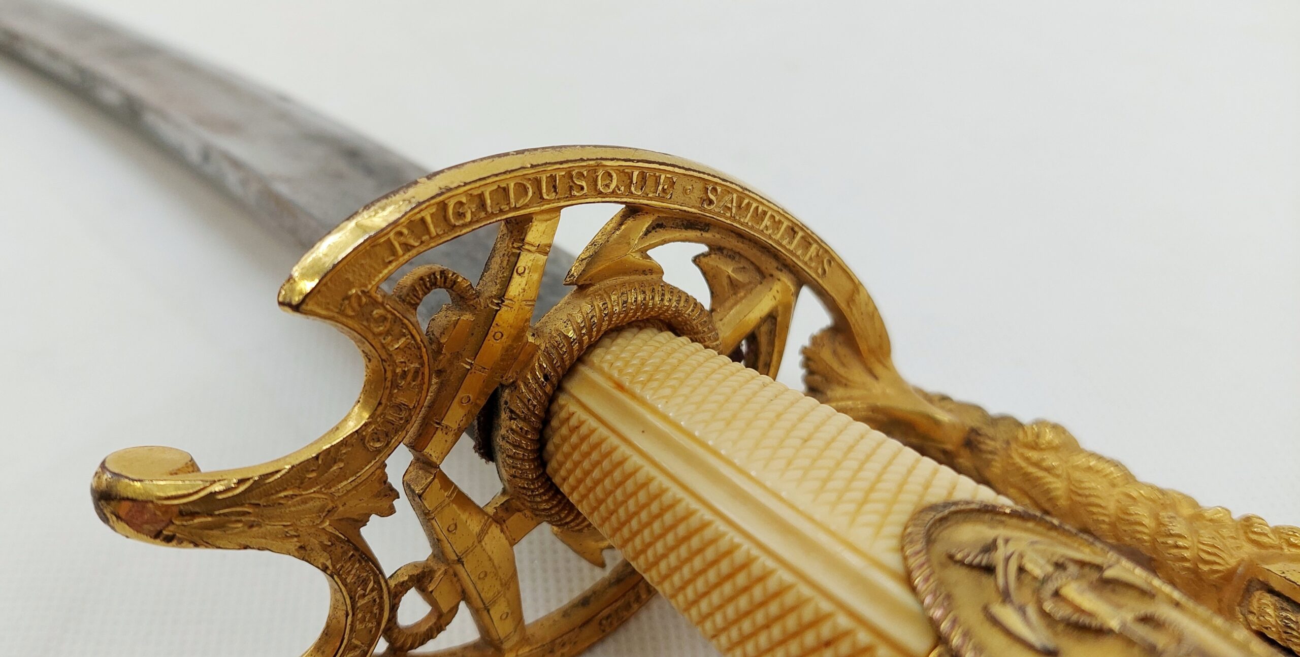 An Unique Naval Presentation Sabre Circa 1790-1800 and Scabbard - Image 23