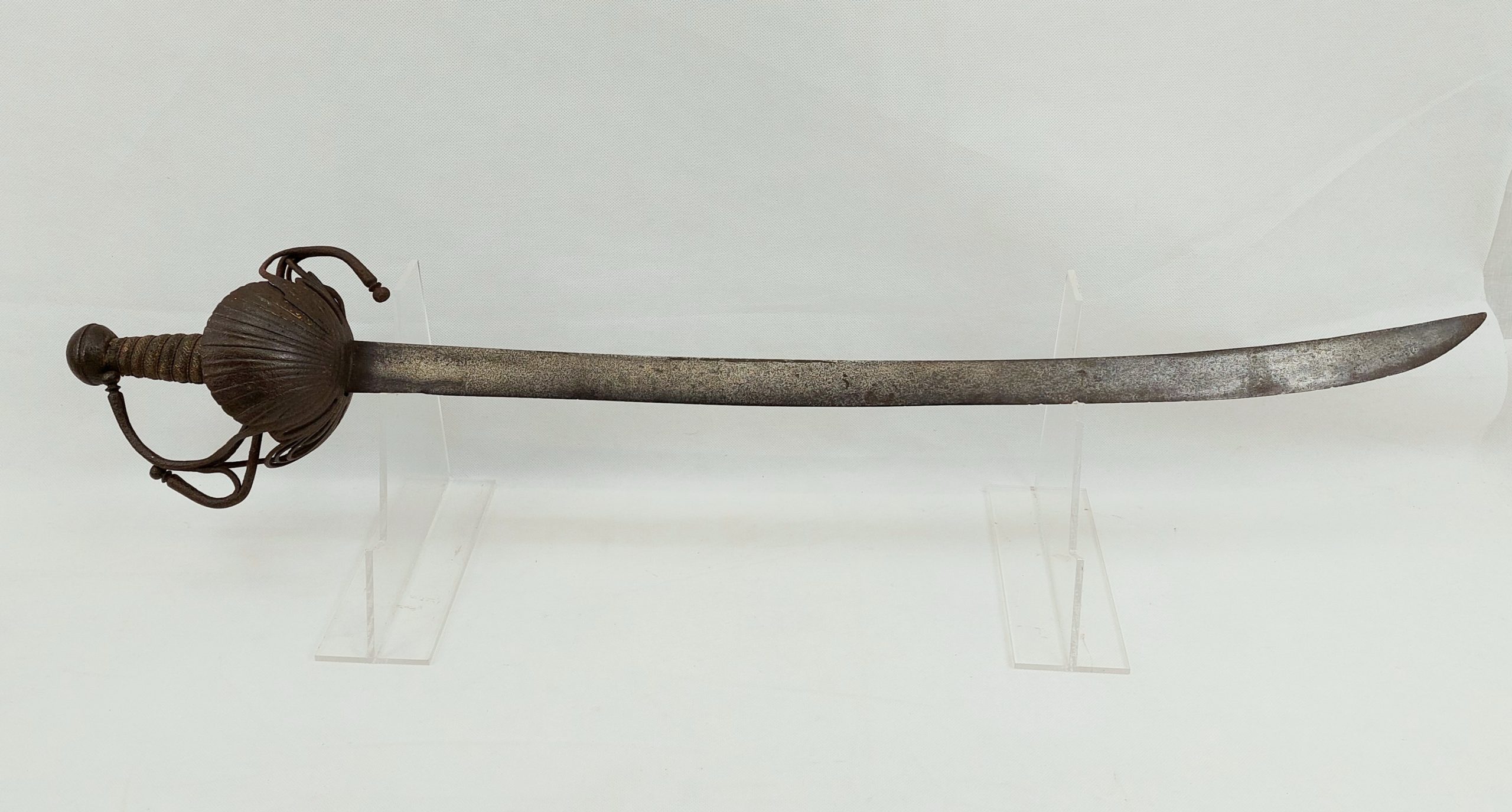 Circa 1670 Spanish Pirates Sword With Shell Guard