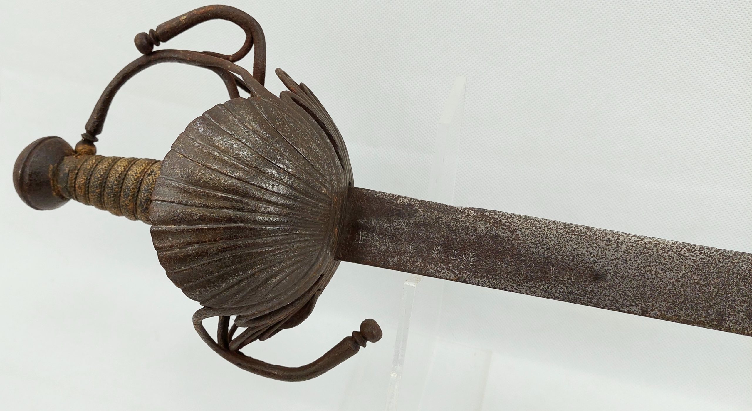 Circa 1670 Spanish Pirates Sword With Shell Guard - Image 5