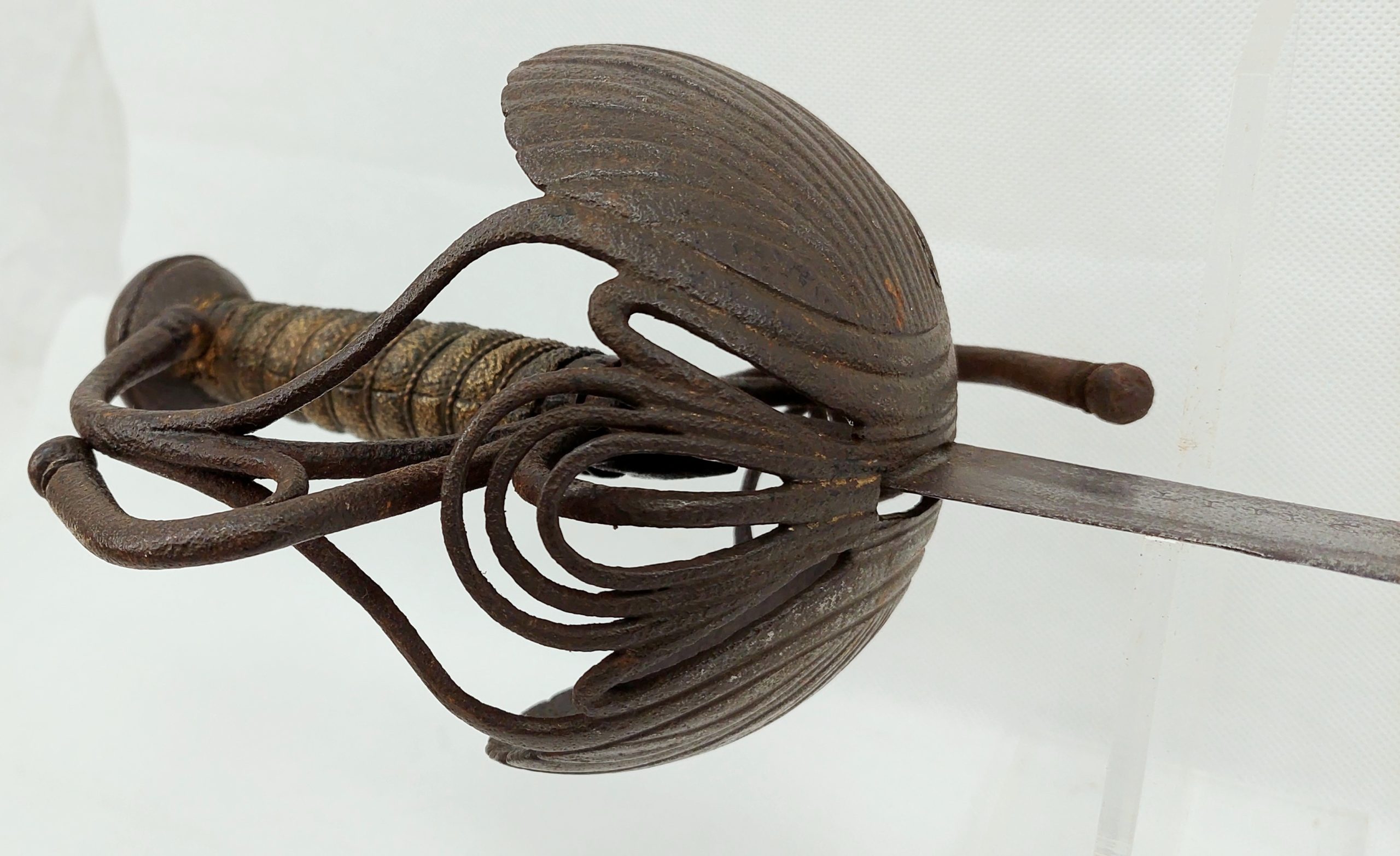 Circa 1670 Spanish Pirates Sword With Shell Guard - Image 2
