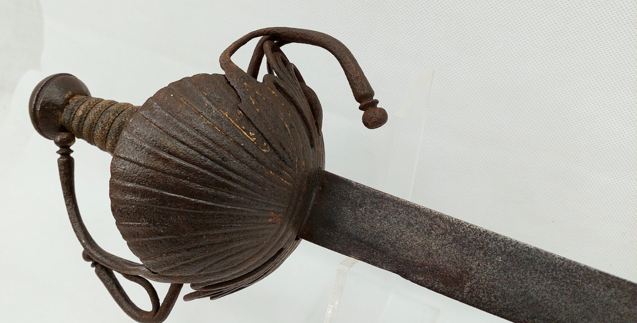Circa 1670 Spanish Pirates Sword With Shell Guard - Image 13