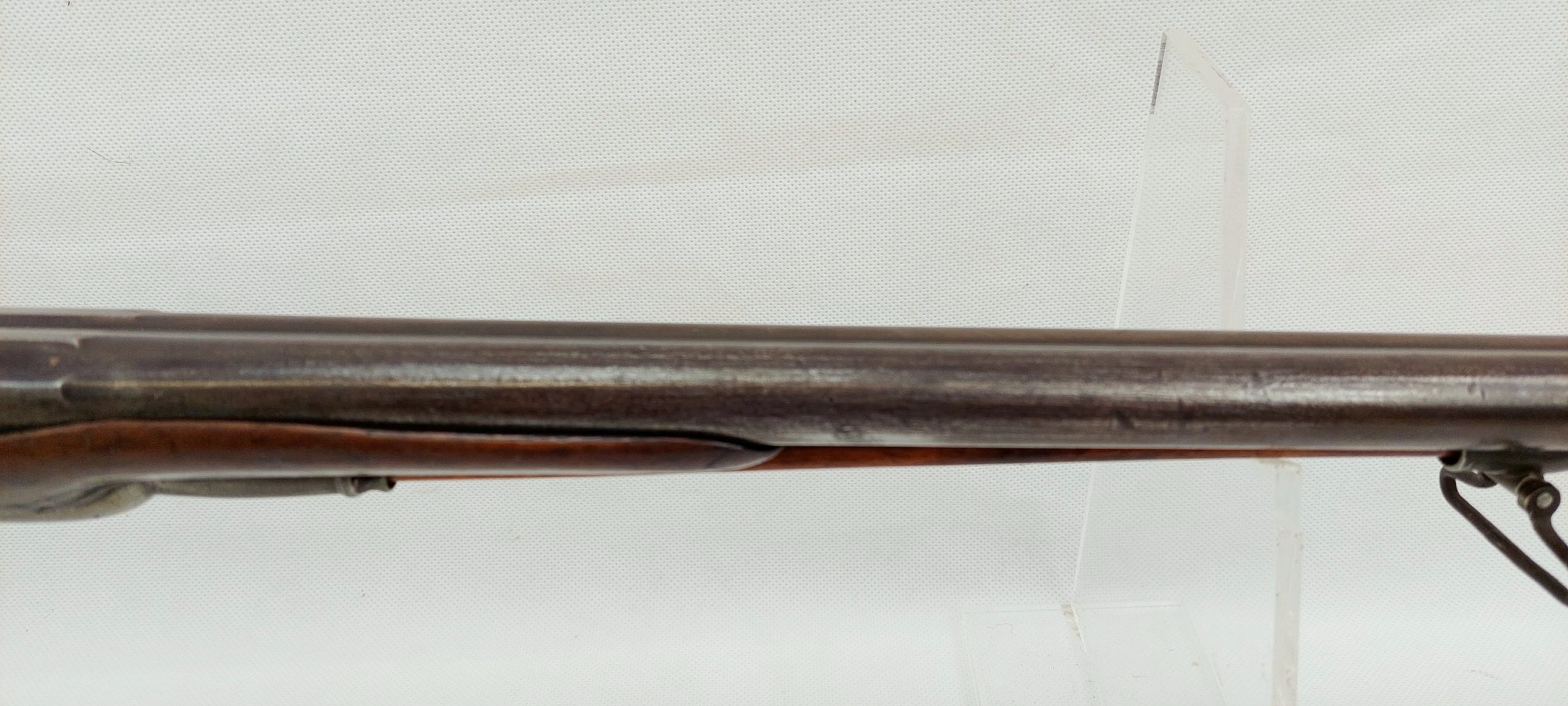 Fine Circa 1750 French Long Gun Muzzle Loader Double Barrel Shotgun Converted To Percussion - Image 18