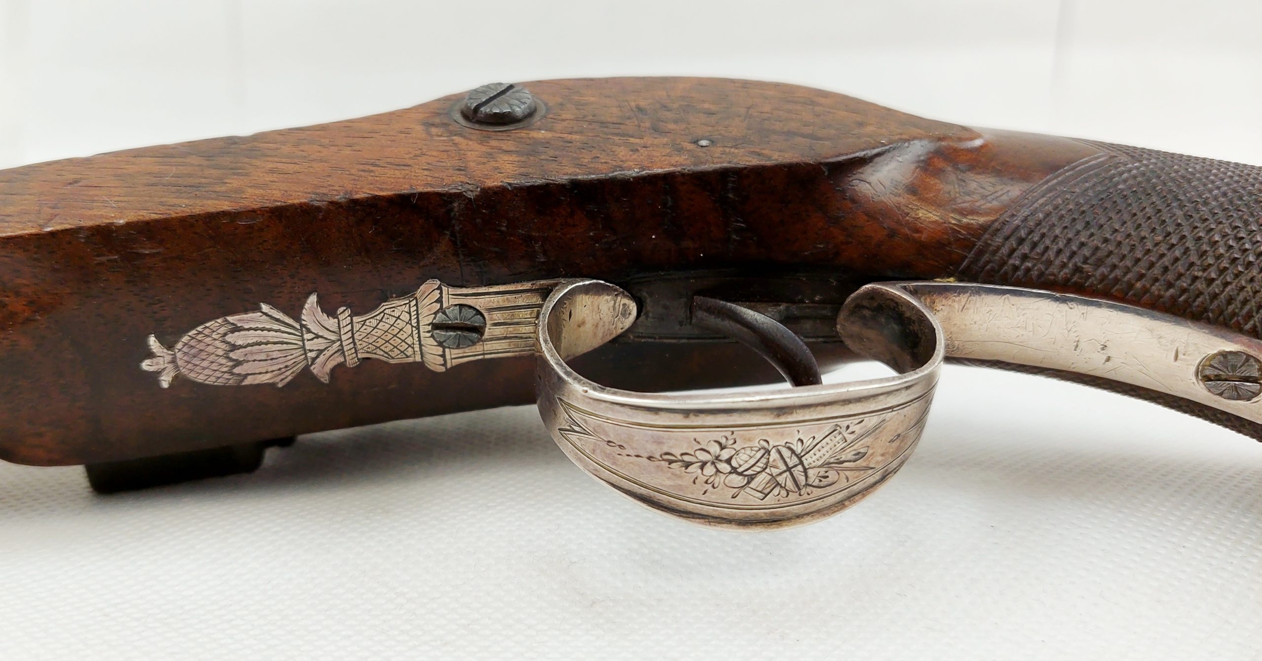 Circa 1778 Brass Barrelled Flintlock Pistol Owned By Admiral Foley Hero Of The Battle Of The Nile By J Harding Of London - Image 16