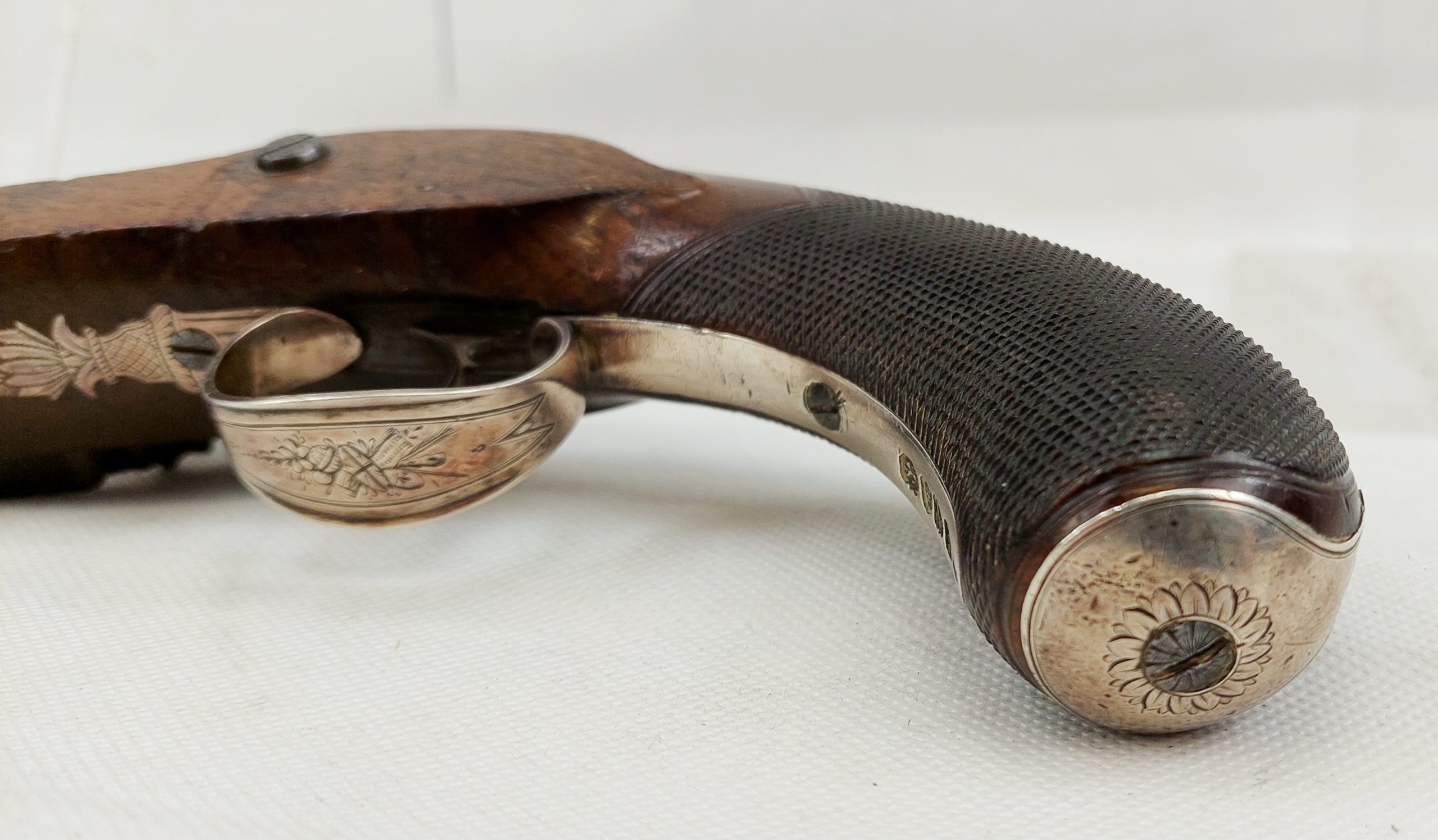 Circa 1778 Brass Barrelled Flintlock Pistol Owned By Admiral Foley Hero Of The Battle Of The Nile By J Harding Of London - Image 17