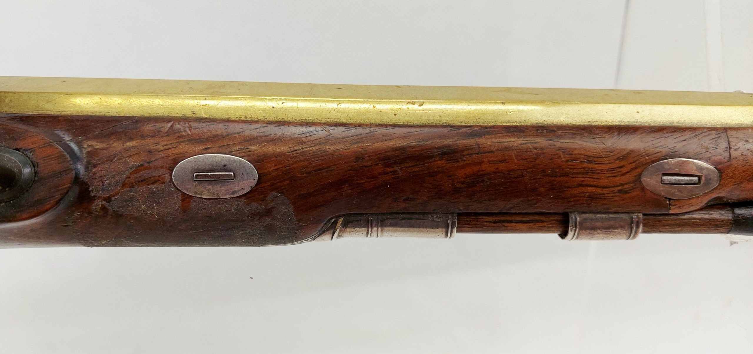 Circa 1778 Brass Barrelled Flintlock Pistol Owned By Admiral Foley Hero Of The Battle Of The Nile By J Harding Of London - Image 6