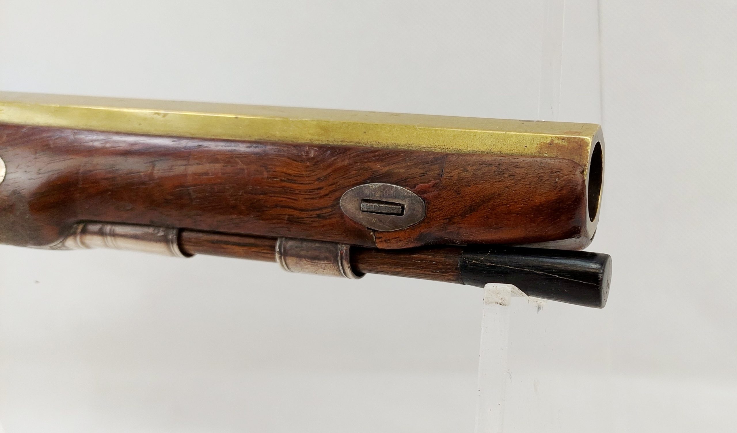 Circa 1778 Brass Barrelled Flintlock Pistol Owned By Admiral Foley Hero Of The Battle Of The Nile By J Harding Of London - Image 7