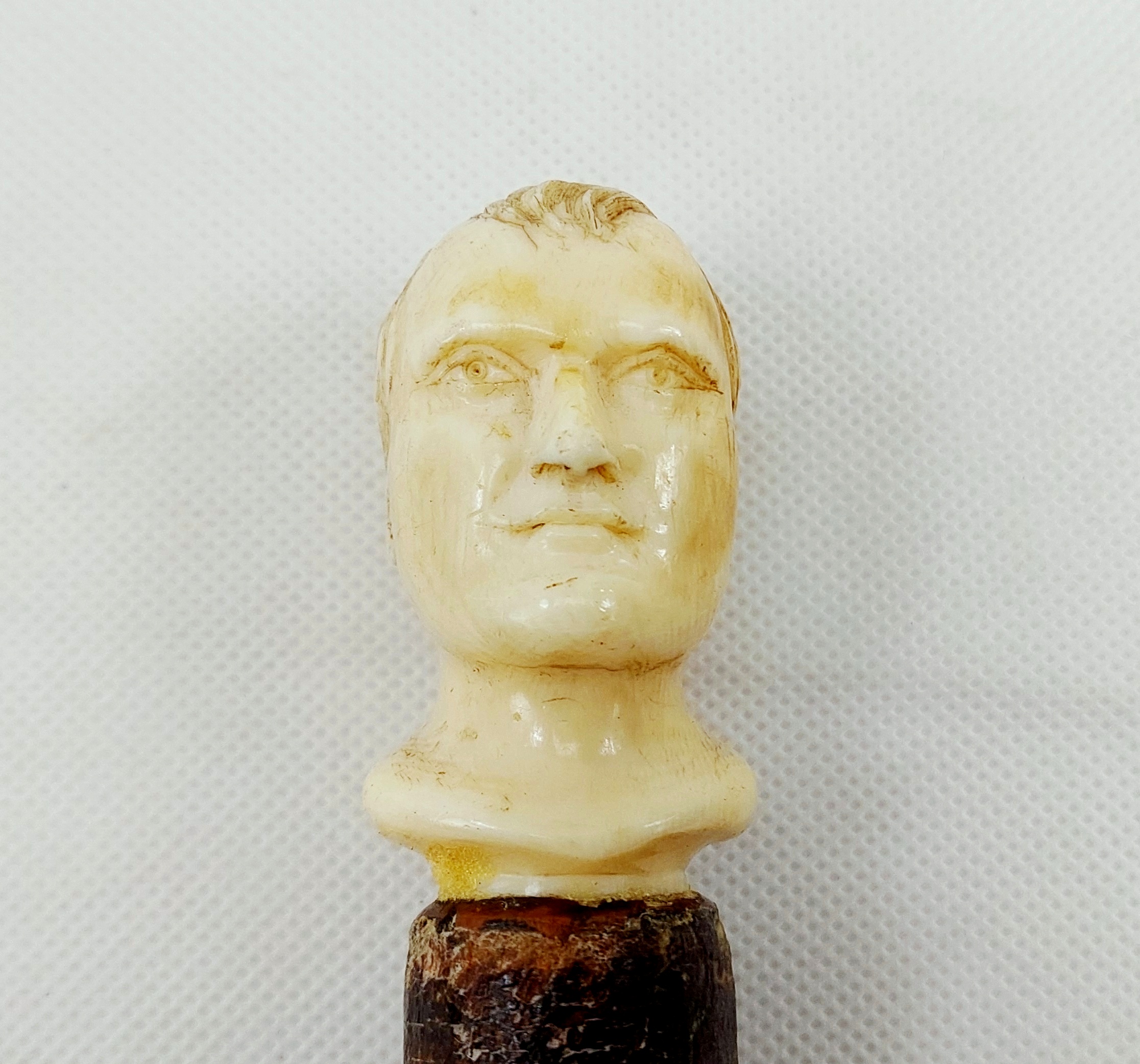 Circa 1810 French Heavy Cuirassier Sword Stick with Napoleon's Head Pommel - Image 2