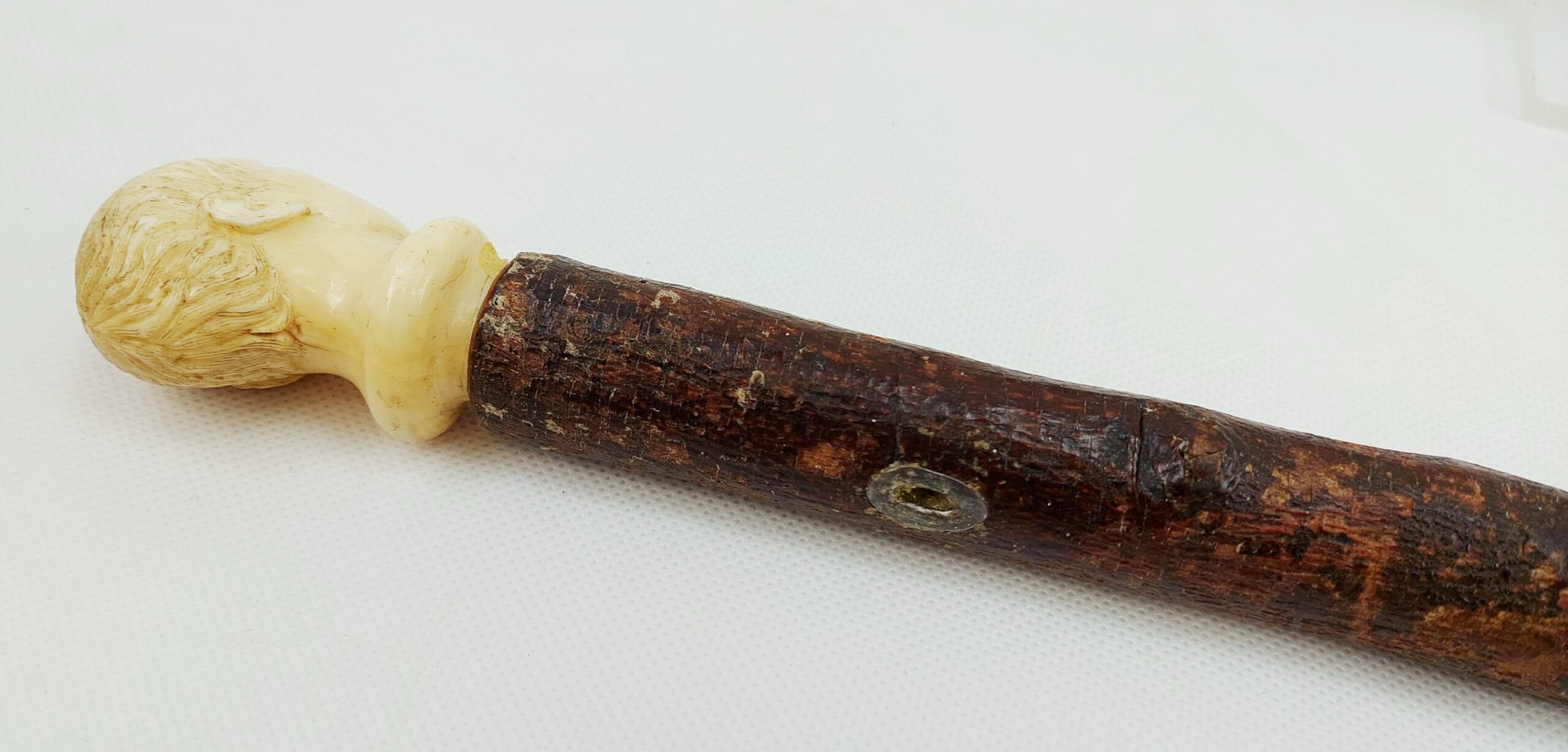 Circa 1810 French Heavy Cuirassier Sword Stick with Napoleon's Head Pommel - Image 15