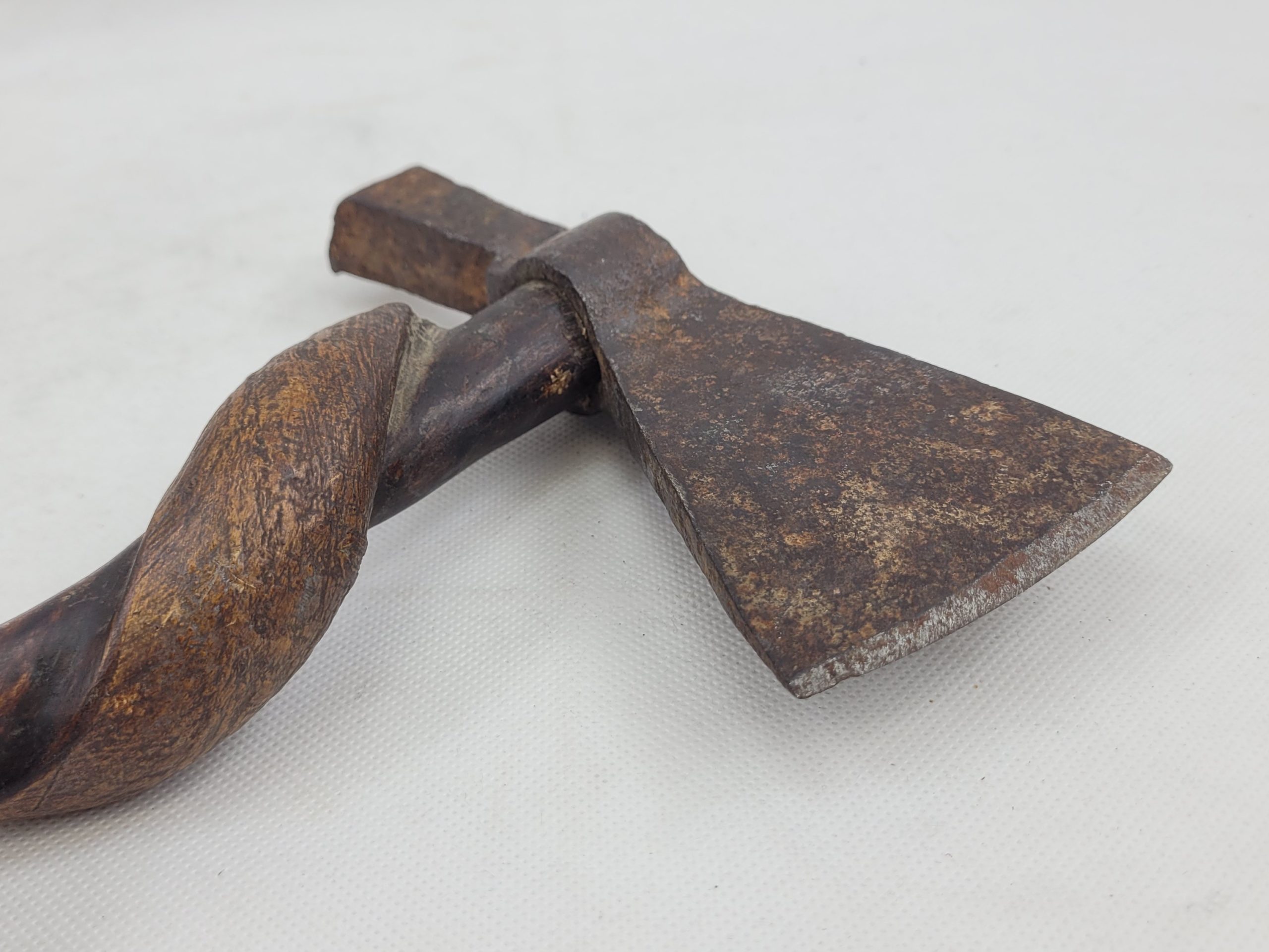 Circa 1830 British Export Indian Canadian Board Of Ordnance Stamped Axe - Image 7