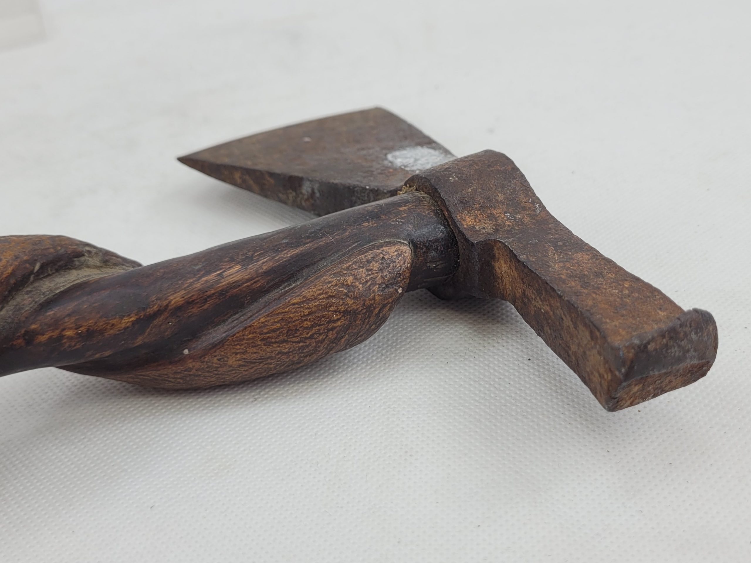 Circa 1830 British Export Indian Canadian Board Of Ordnance Stamped Axe - Image 6