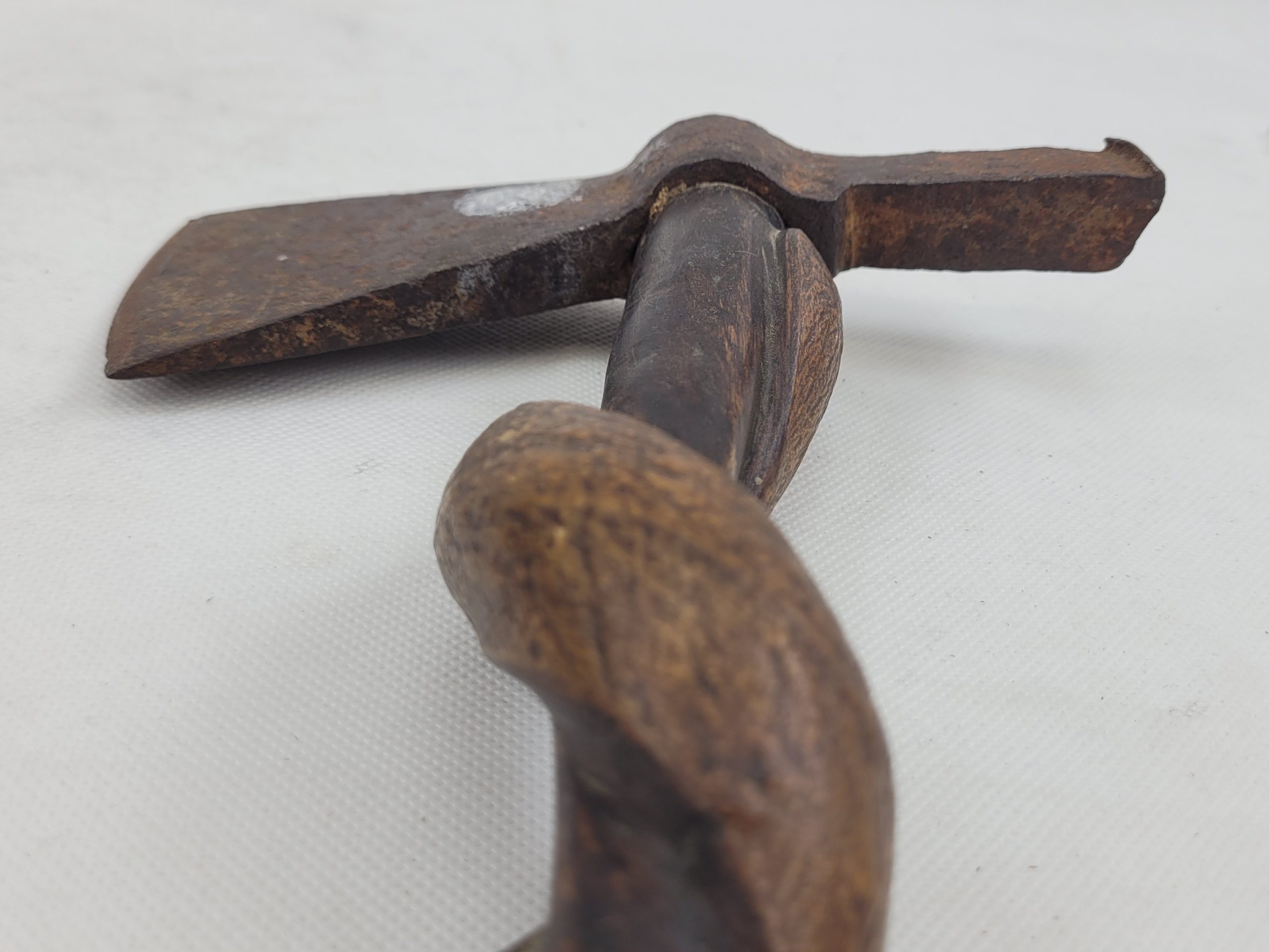 Circa 1830 British Export Indian Canadian Board Of Ordnance Stamped Axe - Image 5