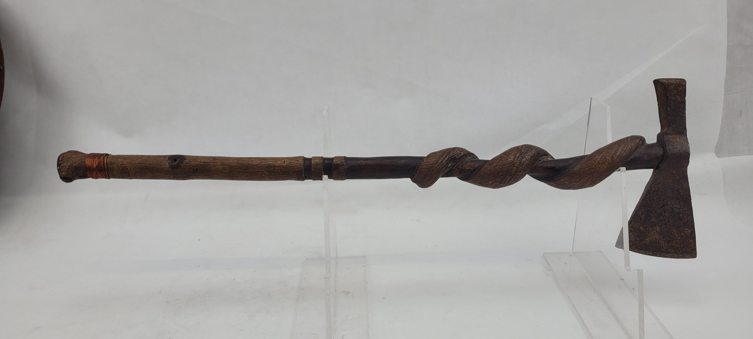 Circa 1830 British Export Indian Canadian Board Of Ordnance Stamped Axe - Image 2