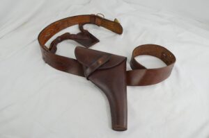 WWI British Officers Webley Holster and Sam Brown Belt