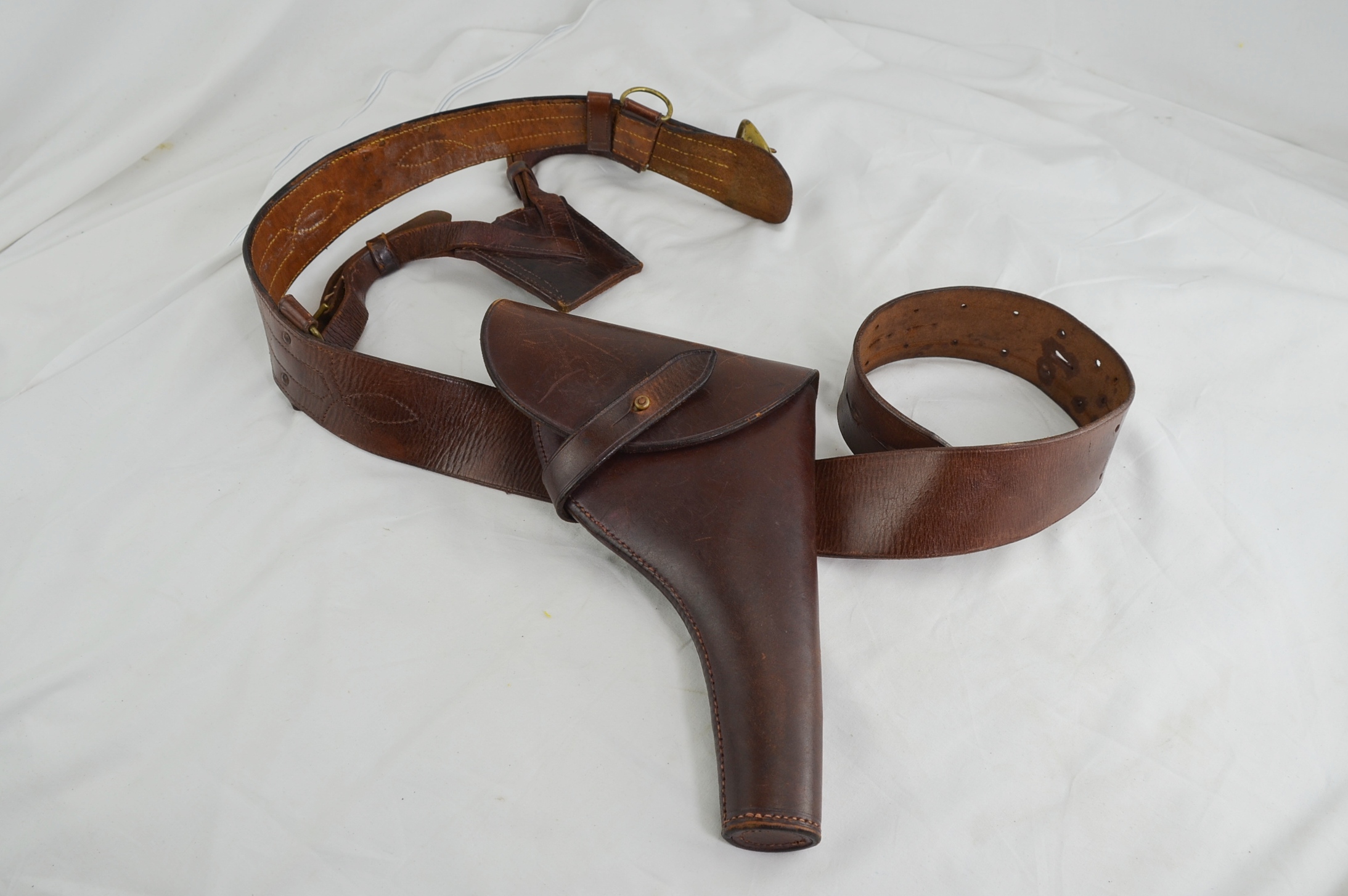 WWI British Officers Webley Holster and Sam Brown Belt