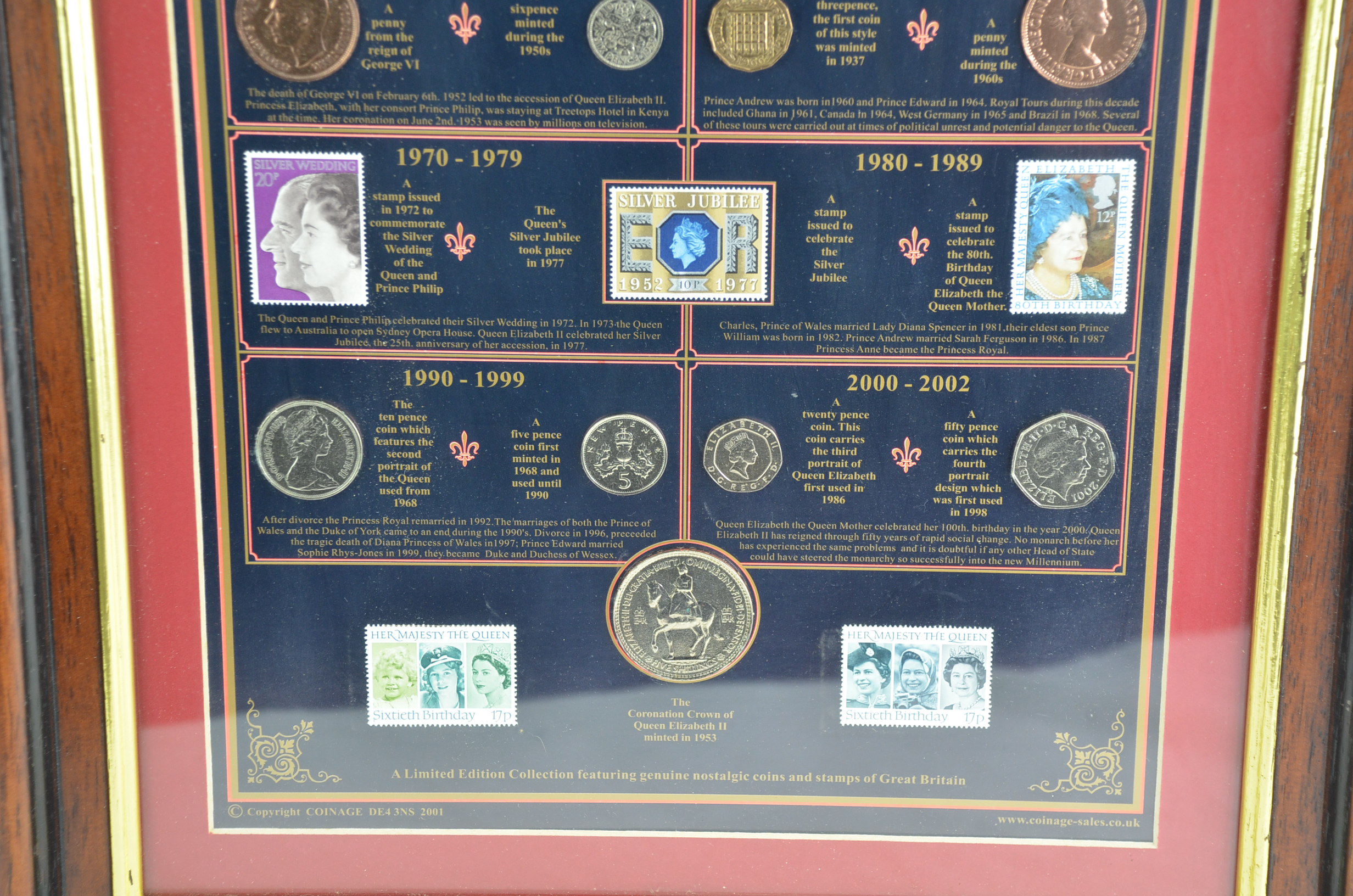 Queen Elizabeth II Golden Jubilee Coin and Stamp Celebration - Image 4