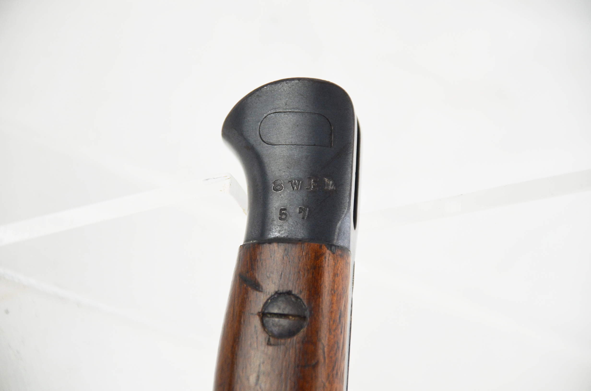 British 1907 Pattern Hooked Quillion Bayonet and Scabbard Unit Marked With Matching Nos - Image 8