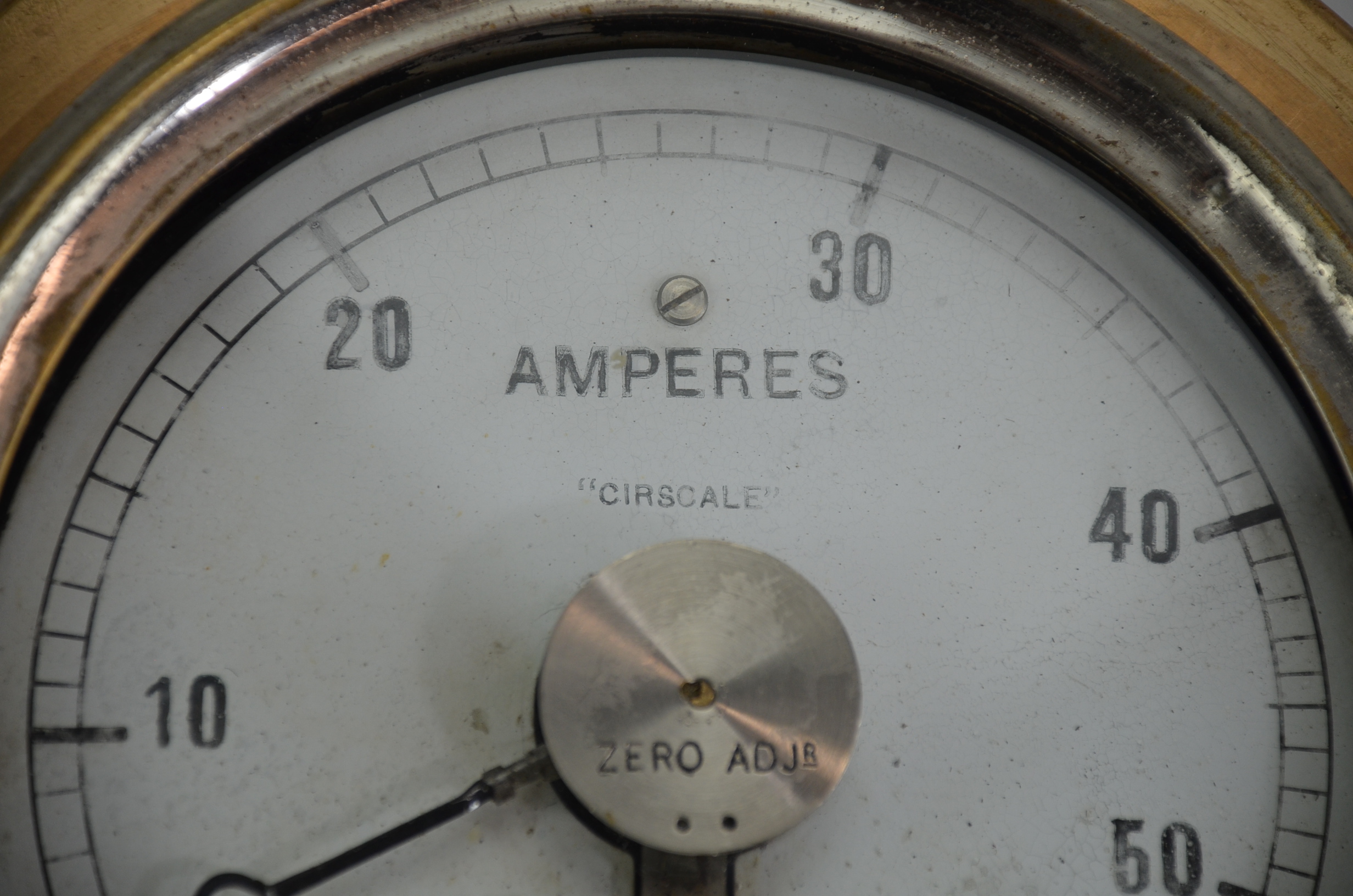 WW2 Triton Class Submarine Ammeter Dated 1922 - Image 3