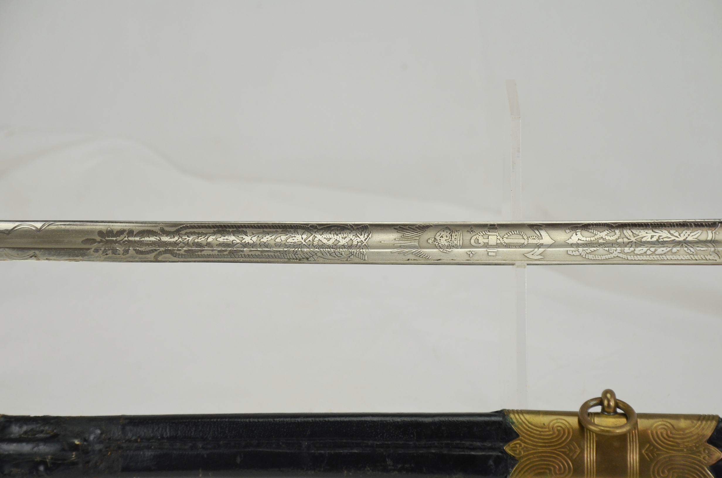 Early 20th Century Royal Navy Officers' Dress Sword - Image 6