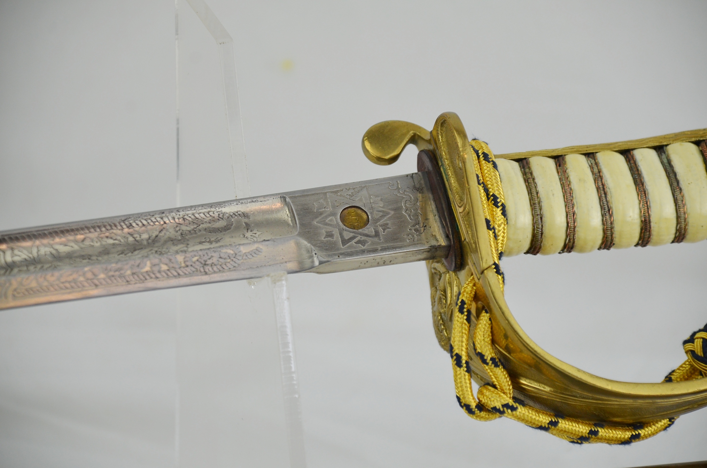 Early 20th Century Royal Navy Officers' Dress Sword - Image 7