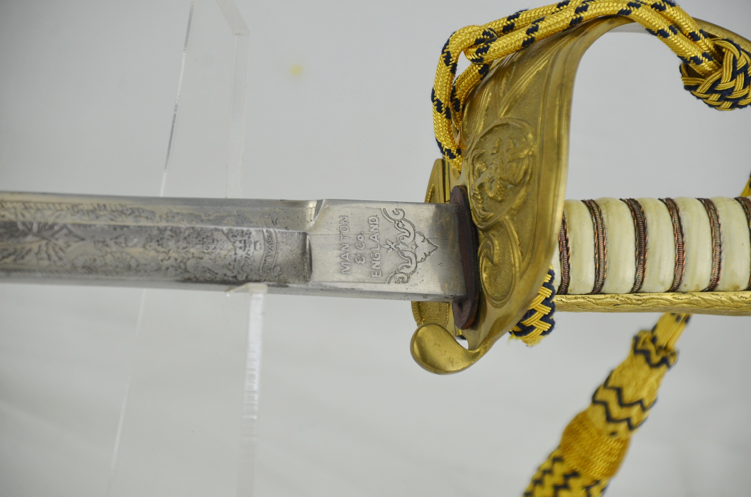Early 20th Century Royal Navy Officers' Dress Sword - Image 8