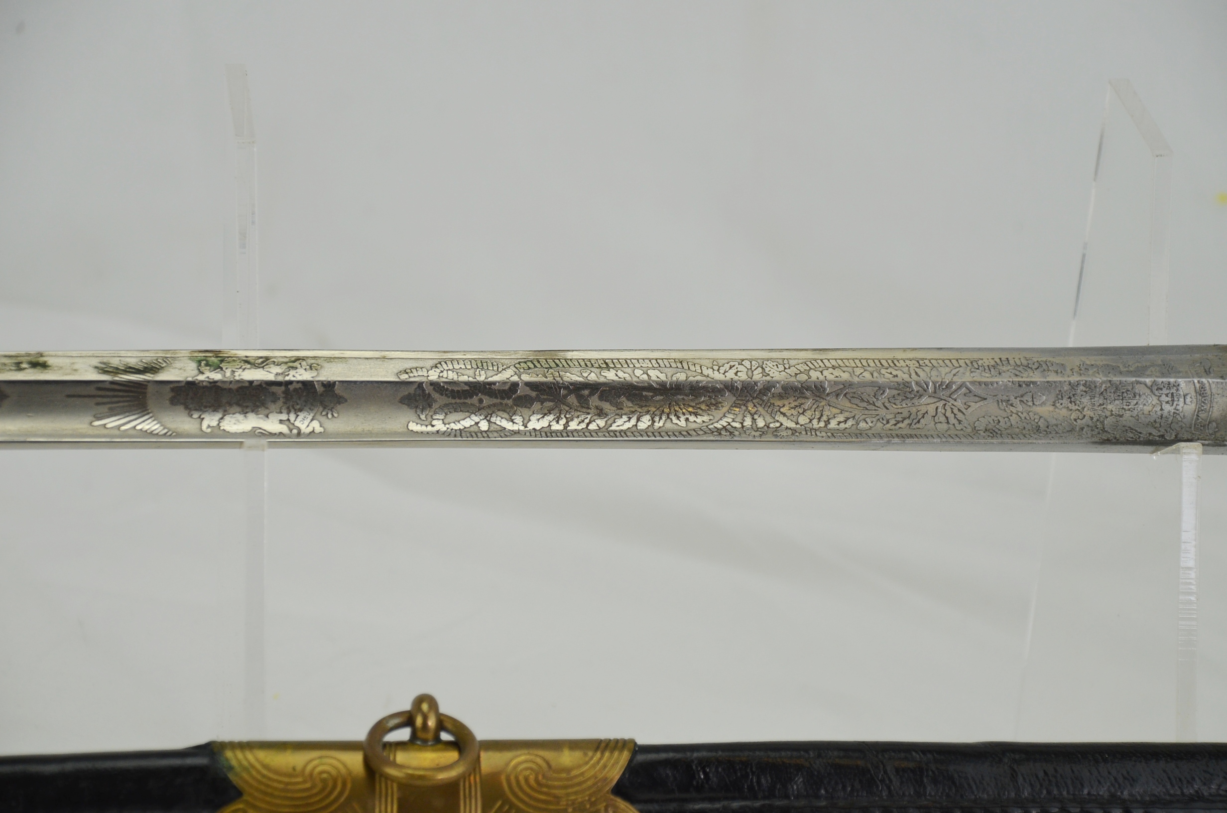Early 20th Century Royal Navy Officers' Dress Sword - Image 9