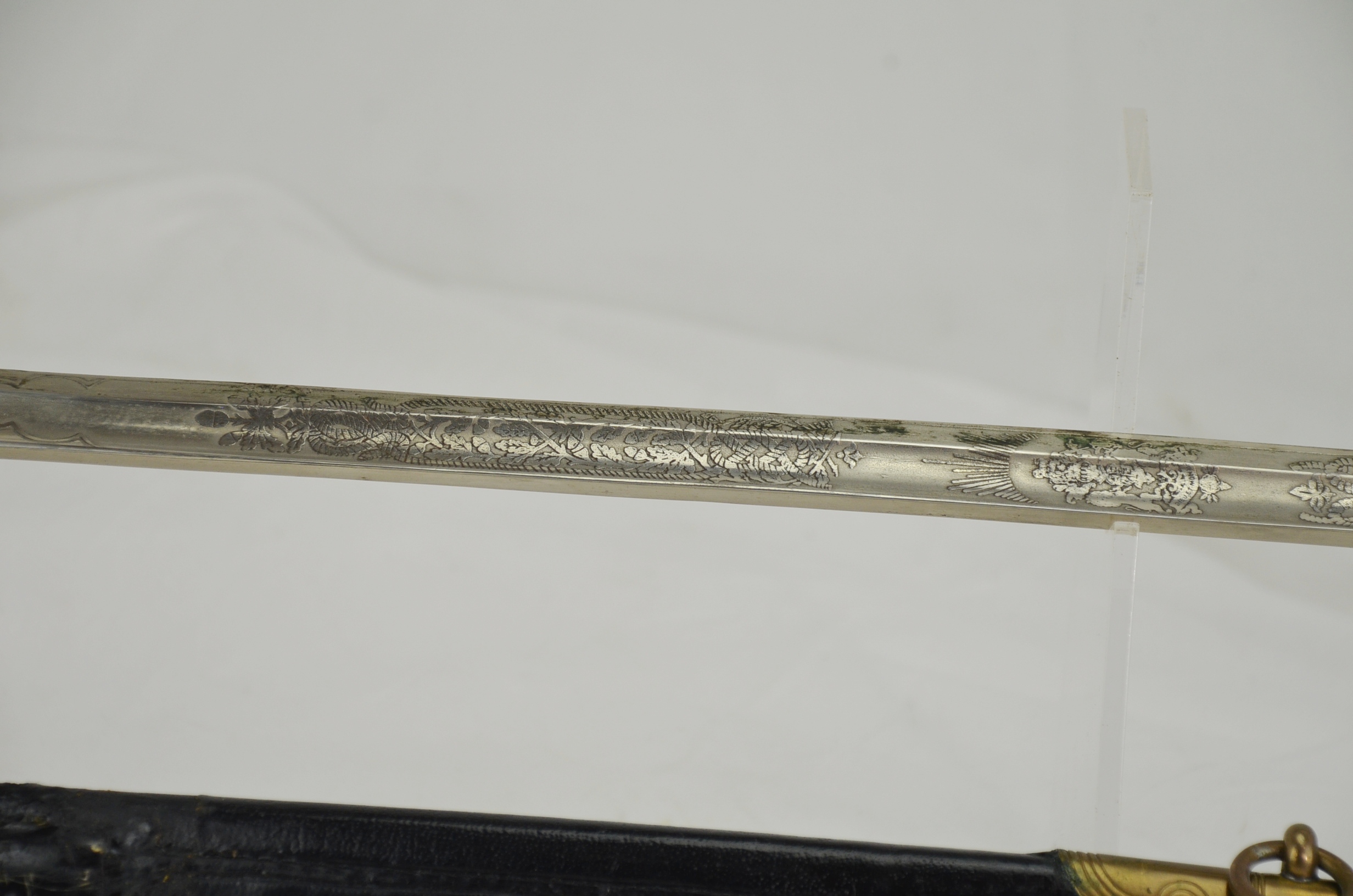 Early 20th Century Royal Navy Officers' Dress Sword - Image 10