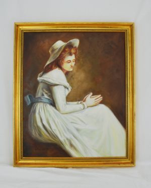 Contemporary Oil Painting of Lady Hamilton